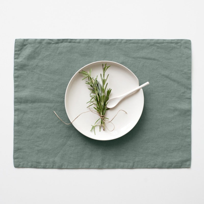 Laneni podmetač za tanjur – zeleni – 35 x 45 ( 4 komada )