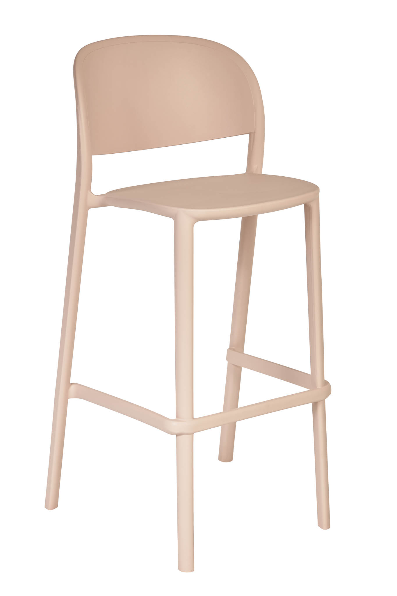 AD hotelska oprema Barska stolica 01 - Soft pink boje slika proizvoda