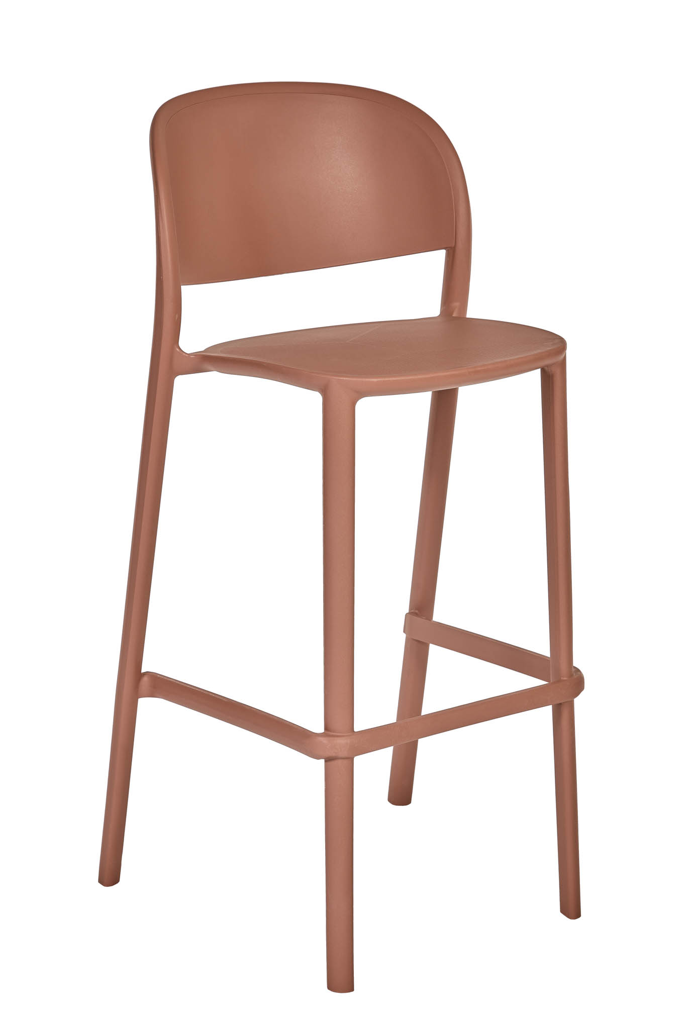 AD hotelska oprema Barska stolica 01 - Terracota boje slika proizvoda