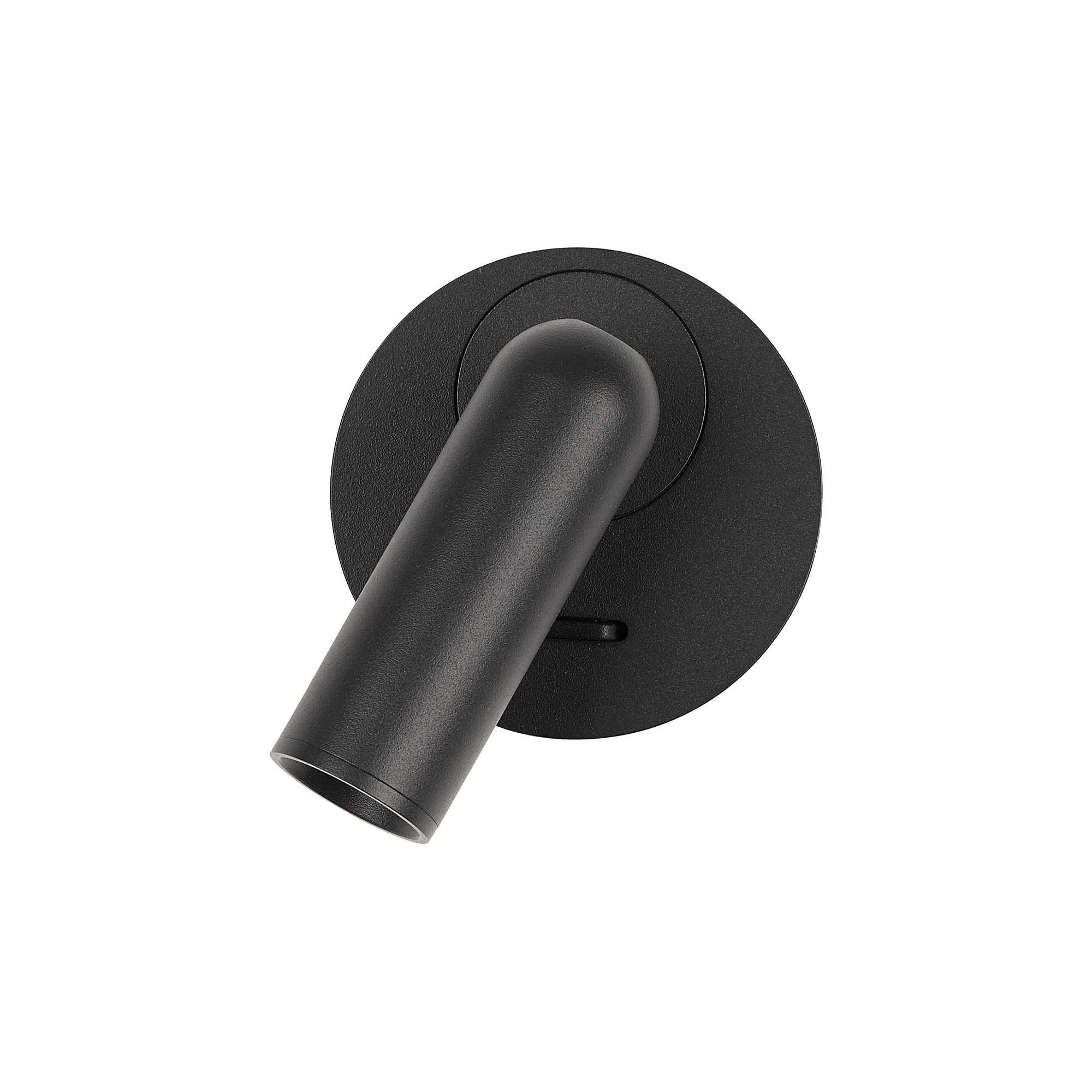 AD hotelska oprema Zidna lampa Bean ap (okrugla)- Crne boje slika proizvoda