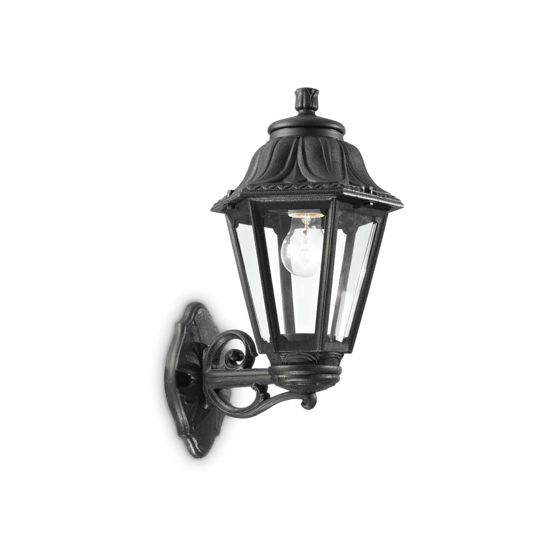AD hotelska oprema Vanjska zidna lampa Dafne ap1 (velika)- Crne boje slika proizvoda