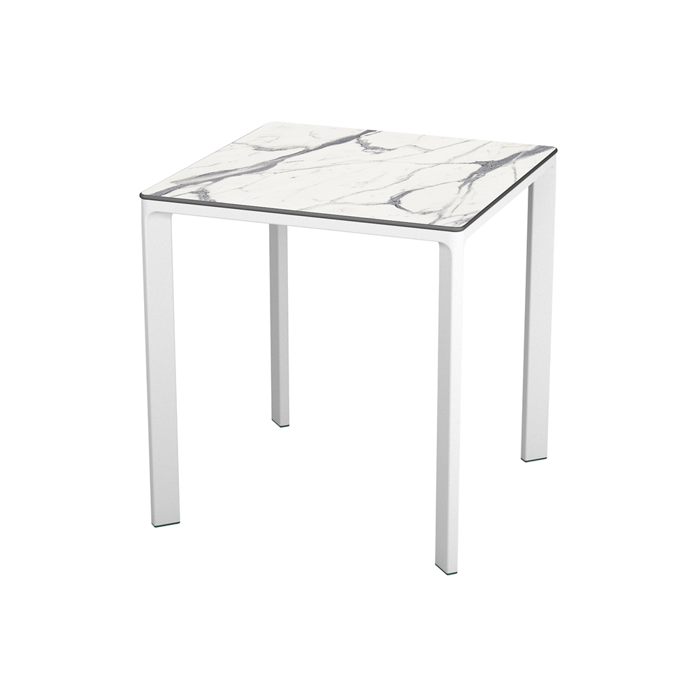 AD hotelska oprema Stol 01 70 x 70 cm - Bijele / mramor bijele boje slika proizvoda