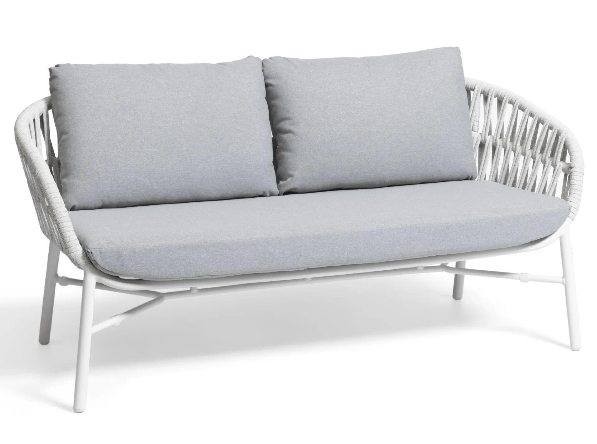 AD hotelska oprema Dvosjed bijela/srebrna (568/BCO31) product image