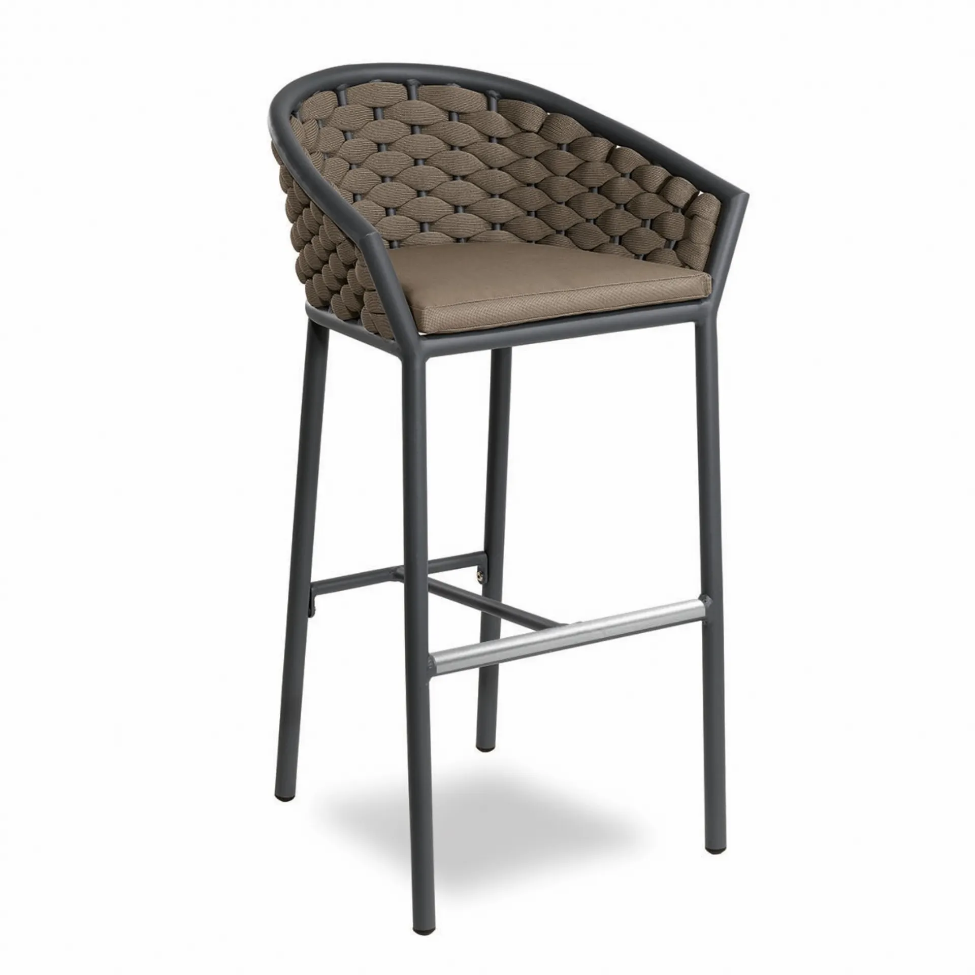 AD hotelska oprema Barska stolica antracit/taupe  (655/AT04) product image