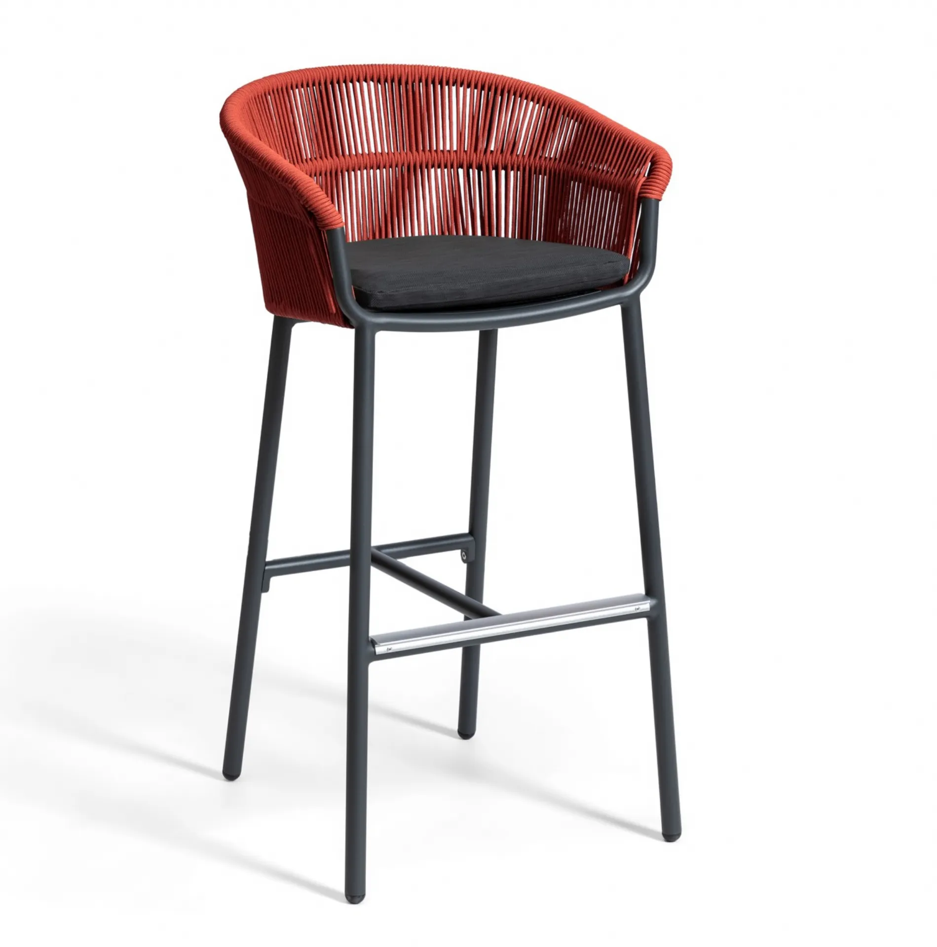 AD hotelska oprema Barska stolica antracit/crvena (656/CRVENO) product image