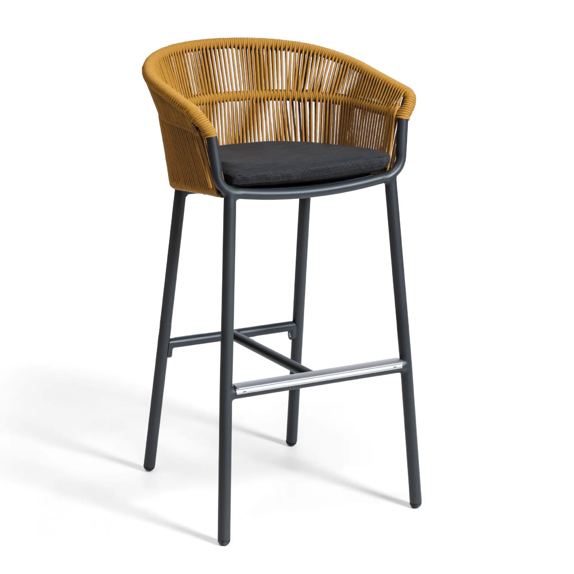 AD hotelska oprema Barska stolica antracit/senape (656/SEN) product image