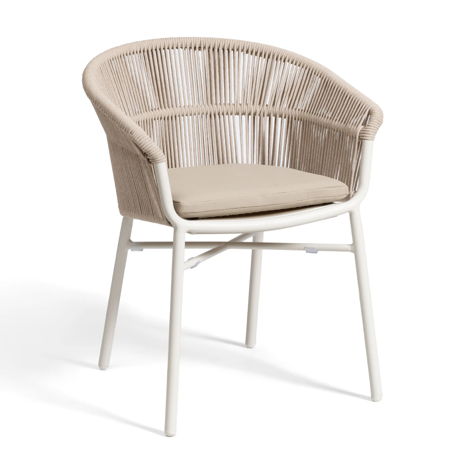 AD hotelska oprema Fotelja bijela/bež  (COD: 732/BCO) product image