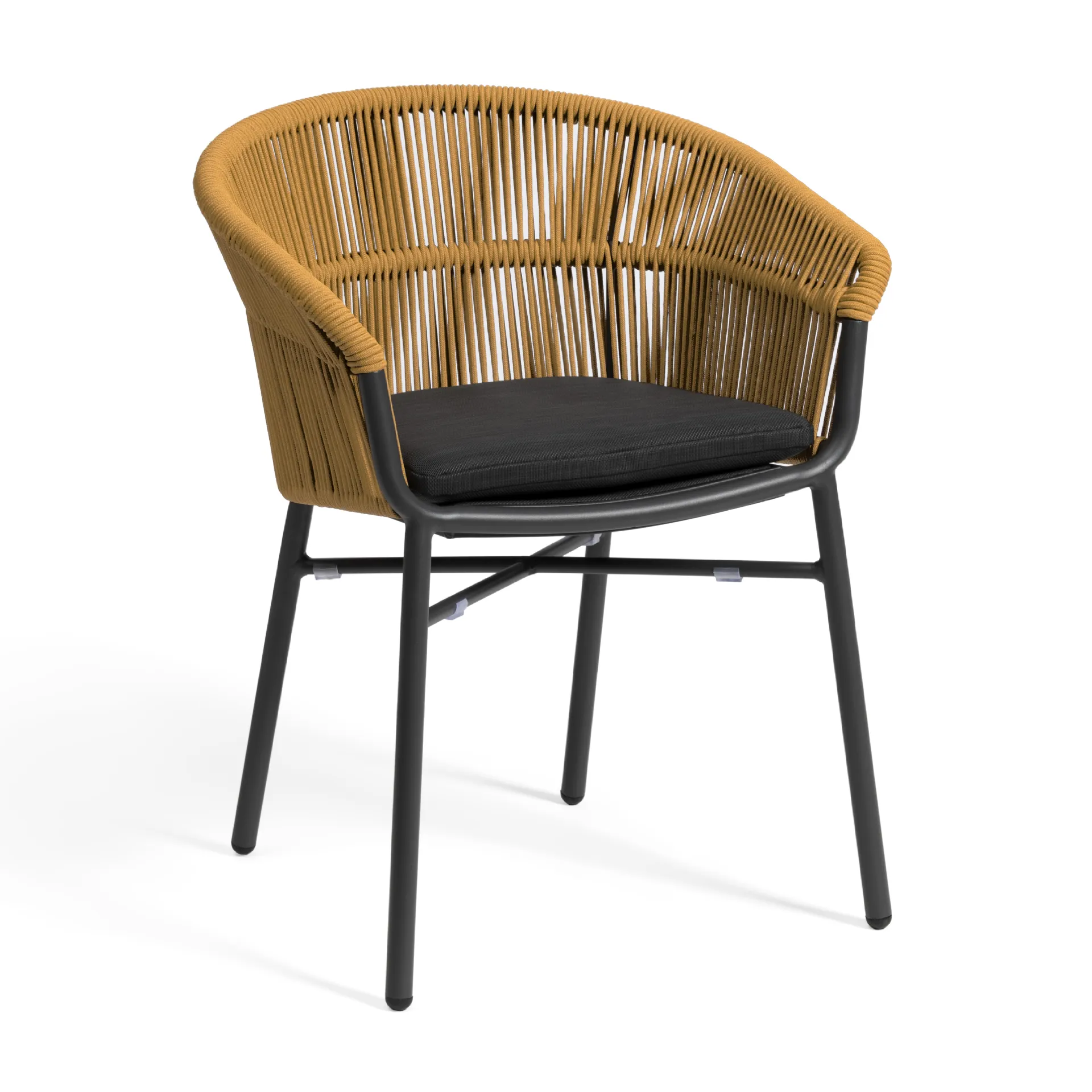 AD hotelska oprema Fotelja antracit/senape  (COD: 732/SEN) product image