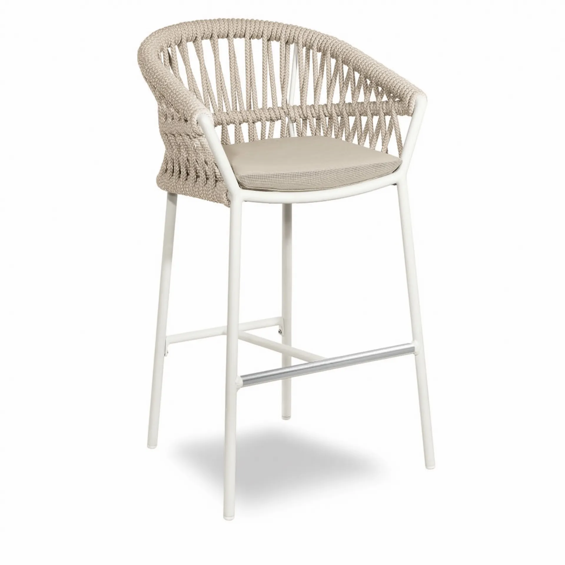 AD hotelska oprema Barska stolica bijela/bež (660/BCO02) product image