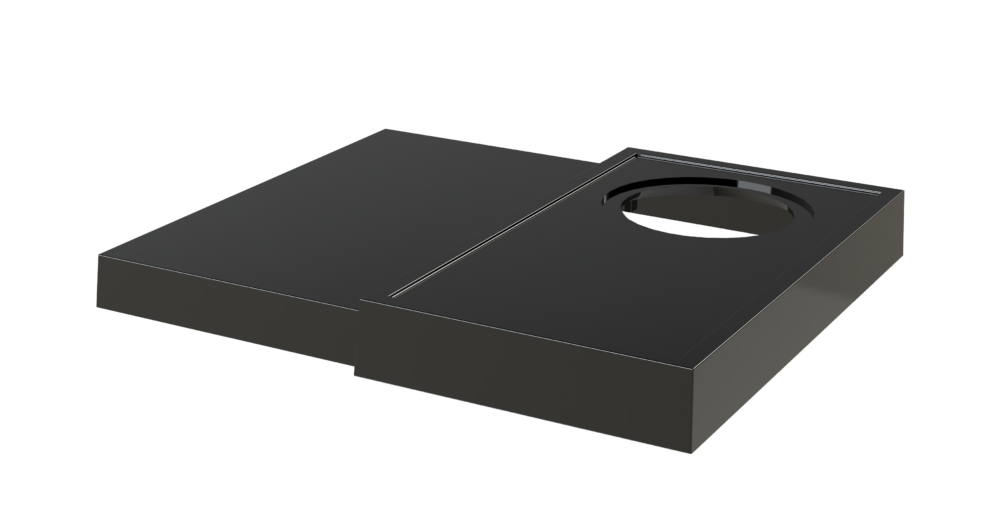 AD hotelska oprema Pladanj Orkestar crni s rupom product image