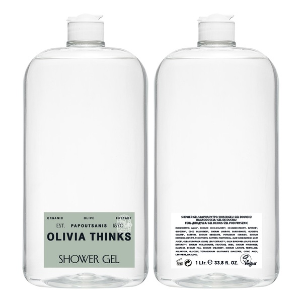 AD hotelska oprema OLIVIA THINKS REFIL GEL ZA TUŠIRANJE 1000ML slika proizvoda